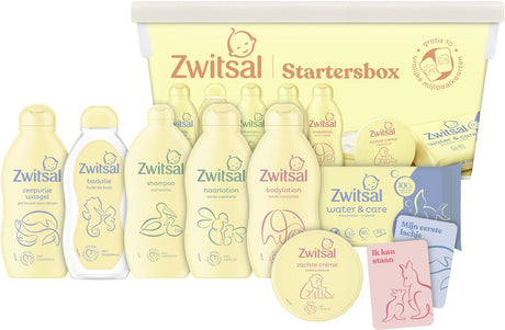 Zwitsal - startersbox baby - hypoallergeen, ph-huidneutraal en dermatologisch getest voor de gevoelige huid - 7-delig