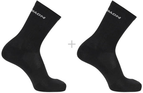 Salomon – Evasion Crew Socken | 2er-Pack | Socken | Größe XL 45-47 - schwarz