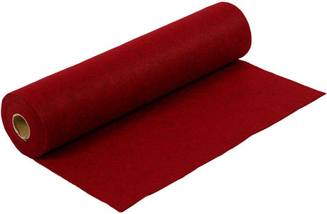 Creativ Company Hobbyfilz auf Rolle 5m rot meliert