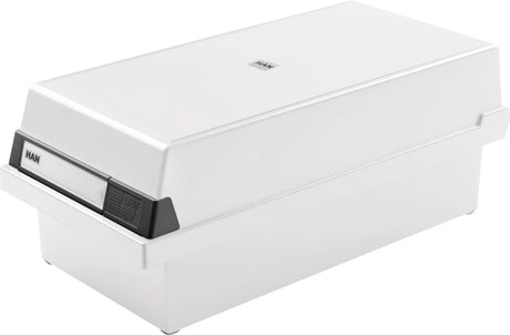 Abi-Karteibox A5 23,5 x 36 x 19 cm hellgrau für 1300 Visitenkarten