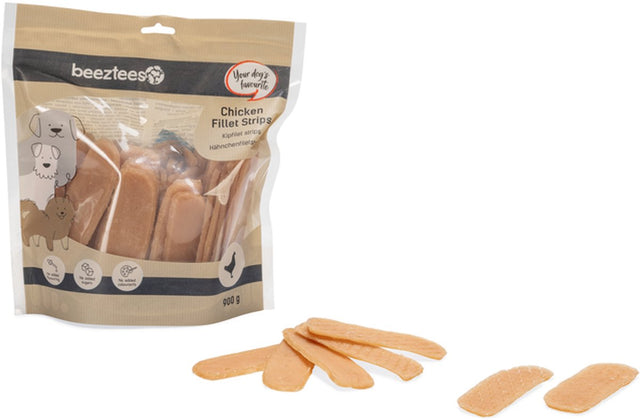 Beeztees Hähnchenfiletstreifen - Hundesnack - 900 gr