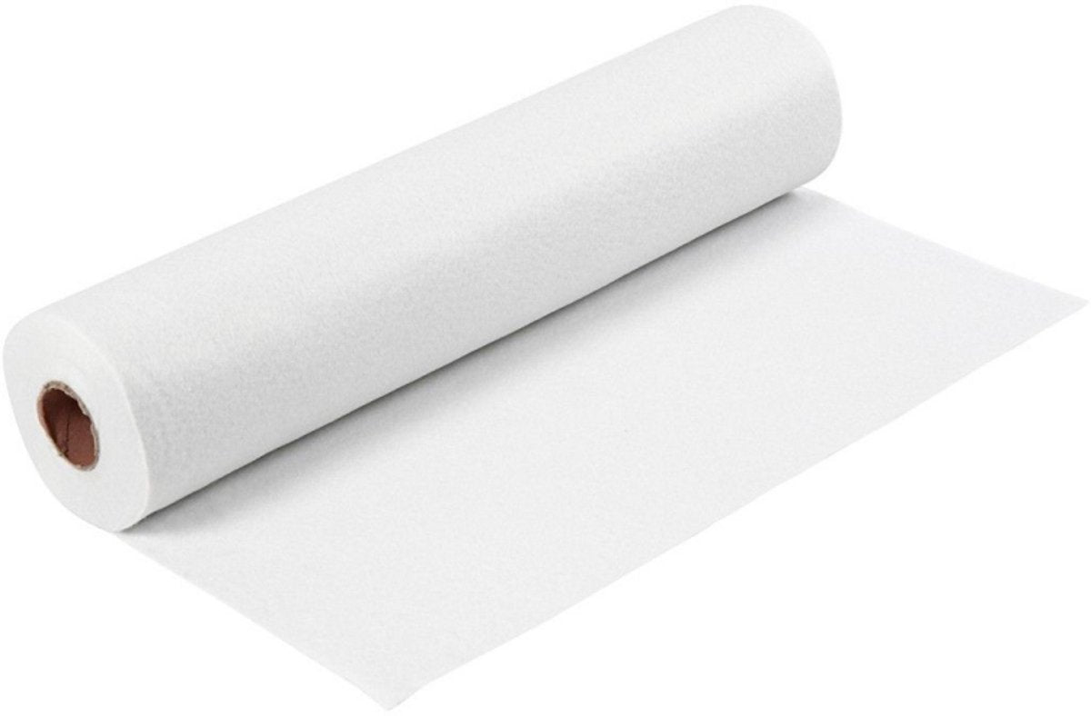 Creativ Company Hobbyfilz, B: 45 cm, Stärke 1,5-2 mm, 180-200 g, weiß, 5 m 1 Rolle