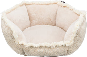 Trixie - Hundekorb Boho - eckig - beige - 65x65 cm