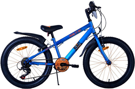 Nerf Kinderfahrrad - Jungen - 20 Zoll - Satinblau - 6 Geschwindigkeit