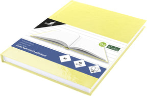 Kangaro-Notizbuch – A5 – liniert – 160 Seiten – 80 Gramm – Hardcover – Pastellgelb