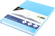 Kangaro-Notizbuch – A5 – Linie – 160 Seiten – 80 Gramm – Hardcover – Pastellblau – 5 Stück