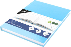 Kangaro-Notizbuch – A5 – Linie – 160 Seiten – 80 Gramm – Hardcover – Pastellblau – 5 Stück