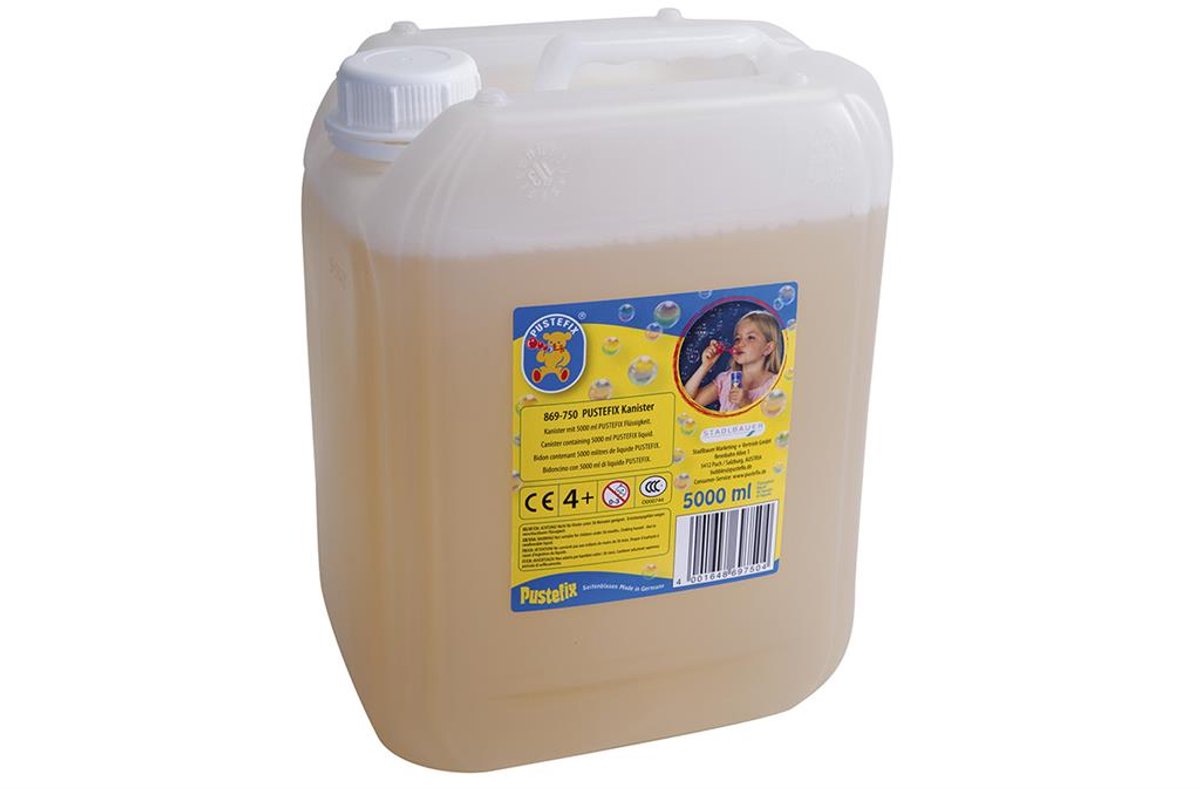 Pustefix Seifenblasenflüssigkeit - 5 Liter - 4 Jahre