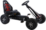 Volare Go-Kart-Rennwagen – Jungen – groß – Luftreifen – schwarz