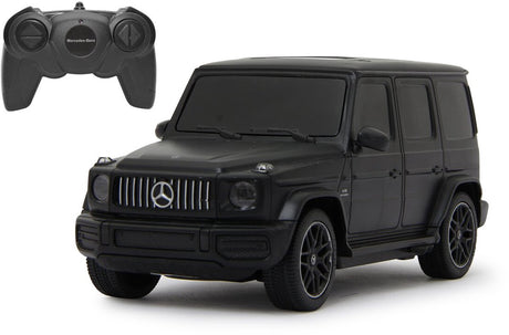 Jamara RC-Fahrzeugauto – 405191 RC-Auto Mercedes-Benz G63 – G-Klasse – Schwarz – 2,4 GHz RC-Modell fertig – 1:24 gesteuertes Auto