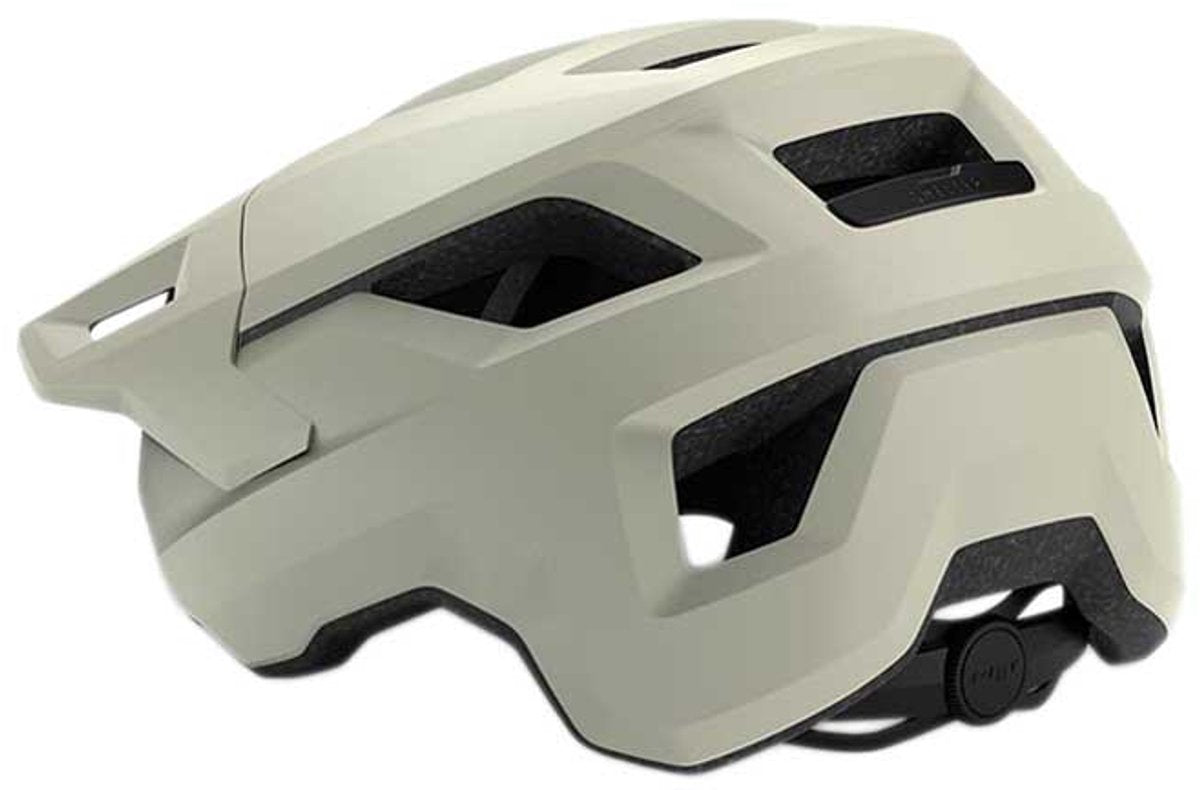 Mit Shelter Fahrradhelm – Fahrradhelm Herren Damen – MTB-Helm Erwachsene – Mountainbike – Größe L (58–61 cm) – Off White (Weiß)