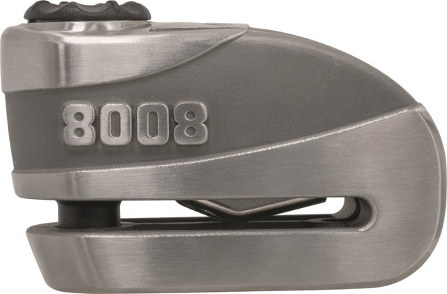 Abus Motorradschloss Scheibenbremsschloss mit Alarm – Granit™ Detecto Xplus 8008 2.0 – Sicherheitsstufe 19 – Art-4 Grau – geeignet für Motorräder – Motorroller
