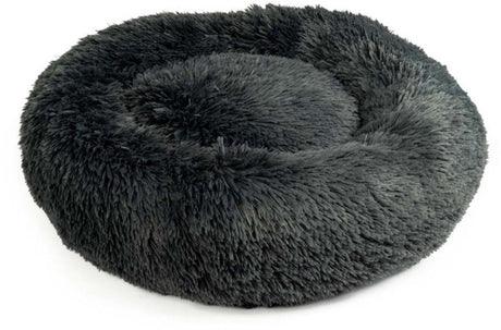 Duvo plus snug - Donutbett - Dunkelgrau - L - 80x80x17cm - waschbar