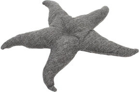 Duvo plus Öko-Plüsch-Hundekuscheltier Seestern XL – nachhaltiges recyceltes Spielzeug ohne Quietschen – 44 x 43 x 6 cm – grau