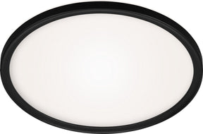 Briloner slim - LED Deckenleuchte - Deckenleuchte - 18w - weiß-schwarz - ø29,3cm