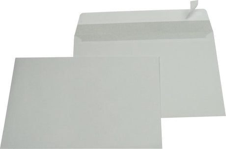 Galerie-Umschläge, Größe 162 x 229 mm, Streifenverschluss im grauen Karton mit 500 Stück