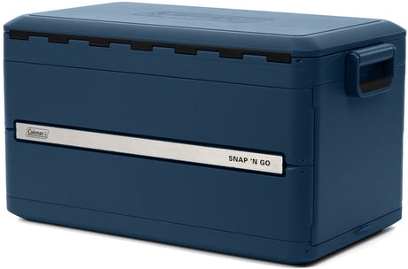 Coleman Snap 'n Go Blue Sapphire 55qt faltbare Kühlbox – 52 Liter Kühlbox – antibakteriell – Blau