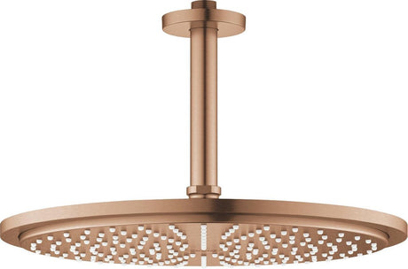 Grohe Rainshower Cosmopolitan Kopfbrause – Regenbrause Ø 31 cm – Warm Sunset gebürstet (Bronze matt)
