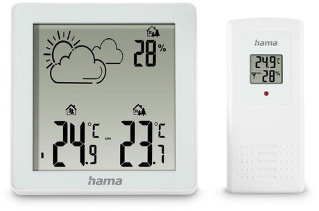 Hama Wetterstation Zakynthos - Innen- und Außentemperatur - Weiß