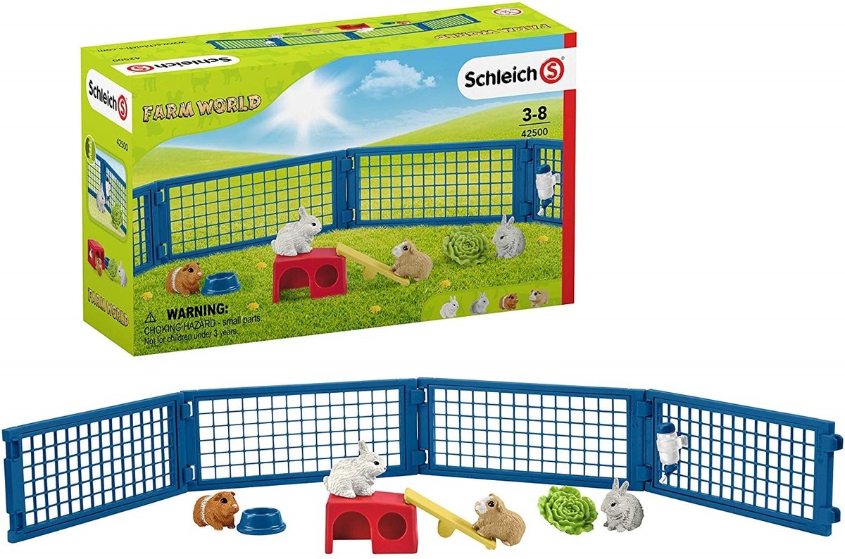 Schleich 42500 Kaninchen- und Meerschweinchenstall
