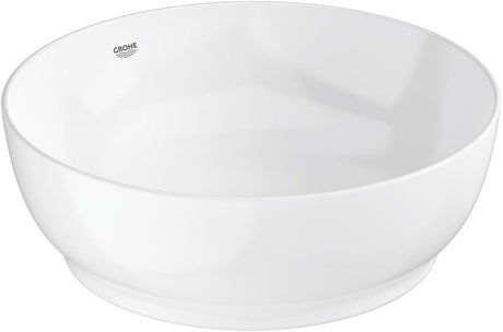 Grohe Essence Rundwaschbecken – 40 cm – ohne Überlauf – glänzende Keramik – Aquaceramic Hyperclean – Weiß