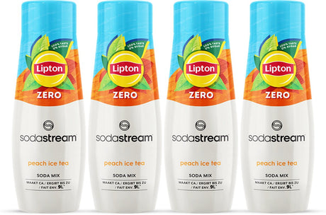 Sodastream Lipton Eistee Pfirsich Null Sirup 4er-Pack