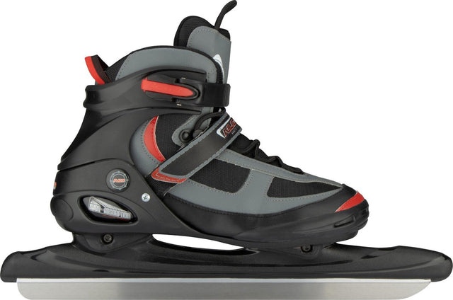 Nijdam Speed ​​Skate Senior (halbweicher Stiefel) – schwarz rot – Größe 41