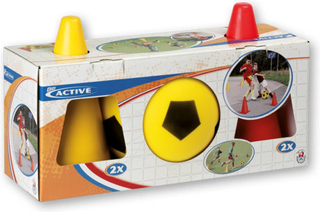 Androni Softfußball mit 4 Kegeln
