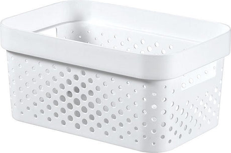 Curver Infinity Box Dots 4,5l weiß – 100 % recycelt