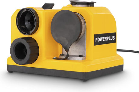 Powerplus Bohrerschärfer powx13600 – 80-W-Bohrerschärfer für Bohrer bis ø13 mm mit Schärfwinkel von 118°