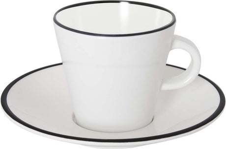 Gimex - Linea Line - Espressoset - Schwarz - 85 ml - 2 Stück