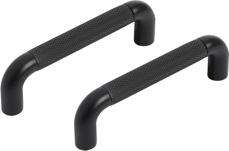 Differnz utrecht meubelgreep – rond – 96 mm – mat zwart