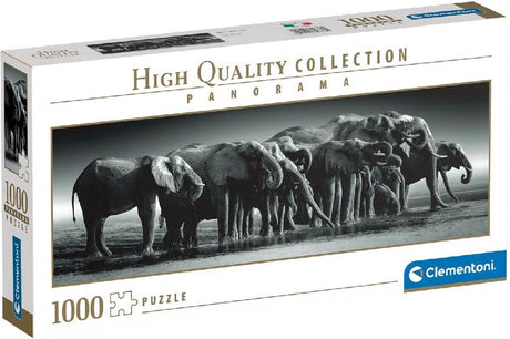 Clementoni Jigsaw Puzzle Panorama Herde oder Riesen, 1000st.
