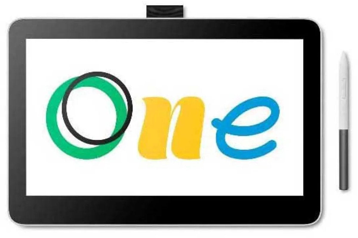 Markenlose Grafiktabletts und Stifte ohne Markenzeichen, ein 13-Touch-Stift Wacom DTH134W0B