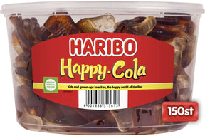 Haribo Happy Cola – Bonbons im Cola-Geschmack – 150 Stück Silo