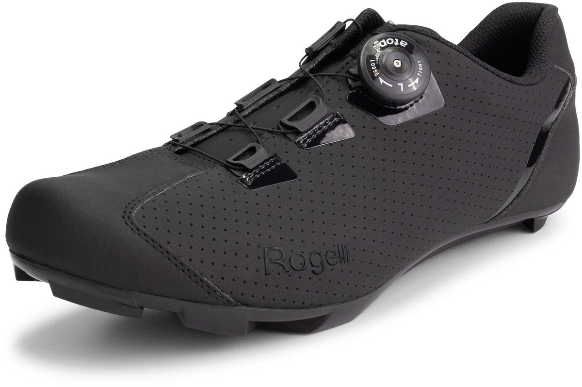 Rogelli r-400 dames en heren fietsschoenen - zwart