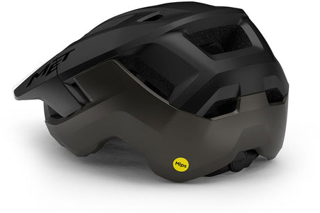 Mit Terrae Mips Fahrradhelm – Fahrradhelm Herren Damen – MTB-Helm Erwachsene – Mountainbike – Größe L (58–61 cm) – Schwarz (Schwarz)