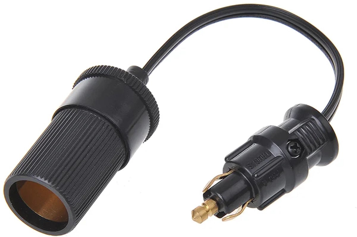 Proplus verloopkabel - din stekker naar sigarettenaanstekerdoos - 12v 24v