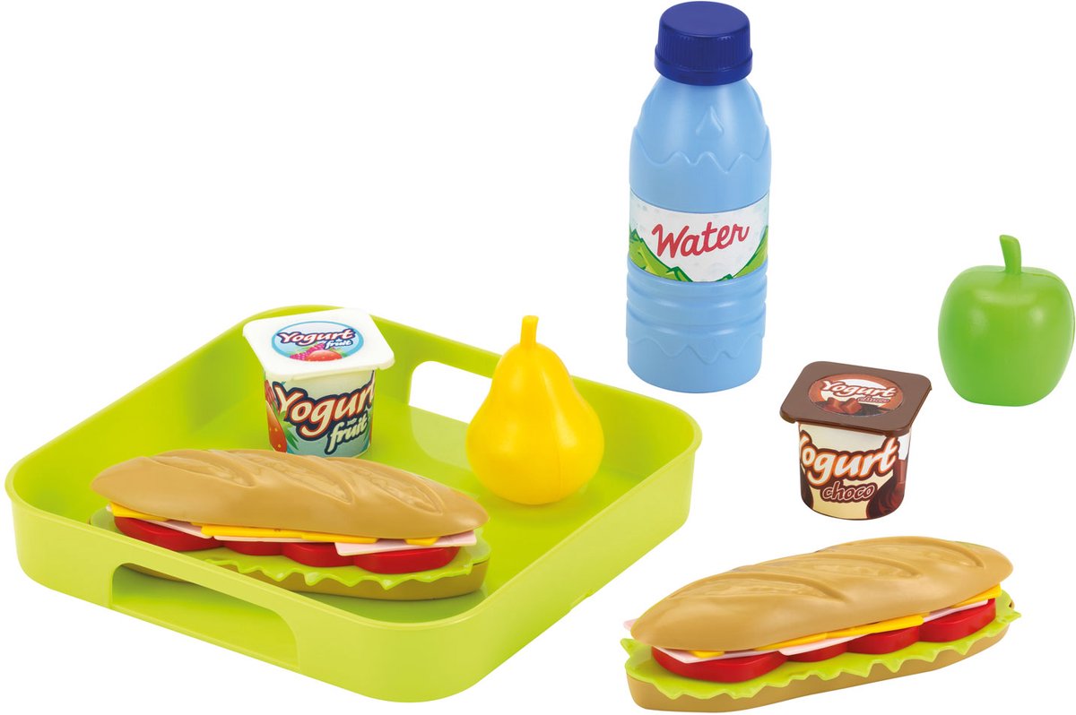 Ecoiffier Ecoiffier Chef-Sandwich-Set auf Tablett