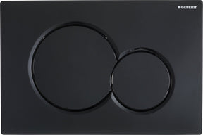Geberit sigma 01 bedieningsplaat - zwart