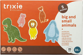Trixie | Puzzlebox - große und kleine Tiere - 5 Puzzles
