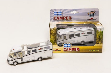 Kinderglobus Carthago Camper aus Druckguss mit Licht, 16 cm