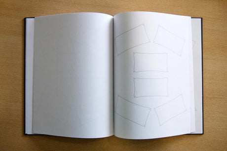 Kangaro-Empfangsalbum - 26x21cm - Einteilung - Schwarz -k-6620