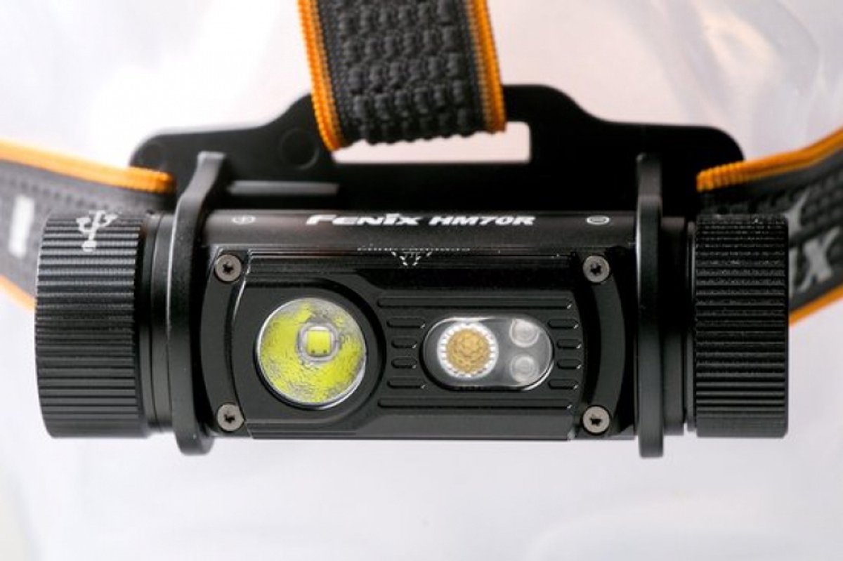 Fenix hm70r hoofdlamp - oplaadbaar - 1600 lumen - aluminium - fehm70r