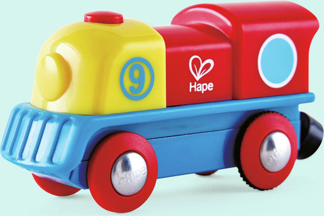 Hape dappere kleine locomotief