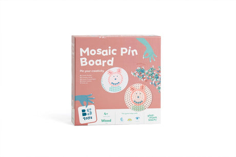 Bs Toys Steckmosaikspiel – Mosaik aus Holz – Mosaikpuzzle – Lernspielzeug – FSC-Holz – Lernspiel – geeignet ab 4 Jahren