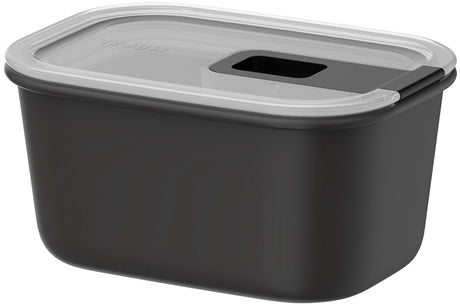 Mepal vershouddoos easyclip - 450 ml - vershoudbakjes met schuifsluiting - geschikt voor magnetron. stoomoven. koelkast en vriezer - nordic black