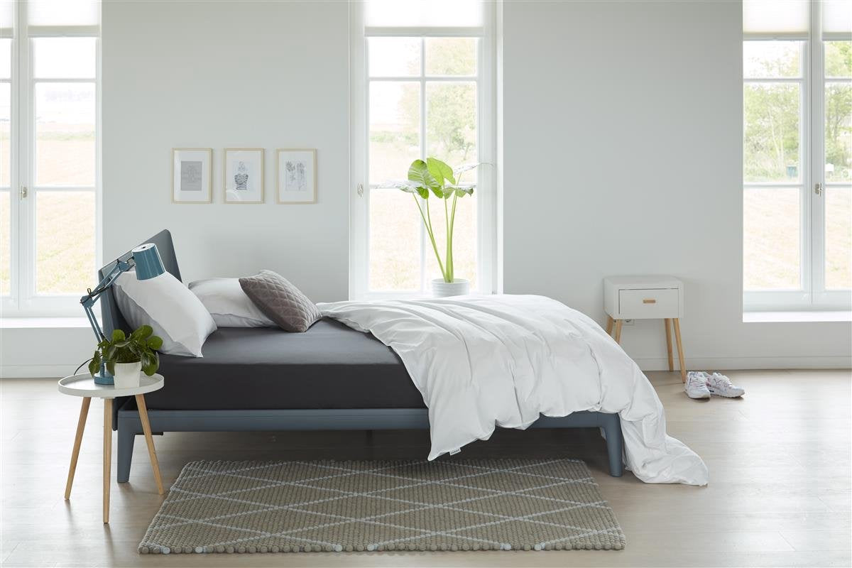 Beddinghouse - jersey - topper hoeslaken - 120x220 cm - antraciet