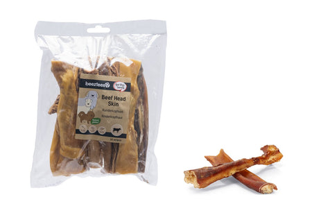 Beeztees Rinderhaut – 20 cm – 10 Stück – Hundesnack – Kausnacks – Vorteilspack