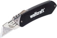 Wolfcraft - vouwmes - zakmes - vrijetijdsmes met intrekbaar mes - 4124000